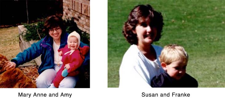 Mary Anne and Amy, Susan and Franke